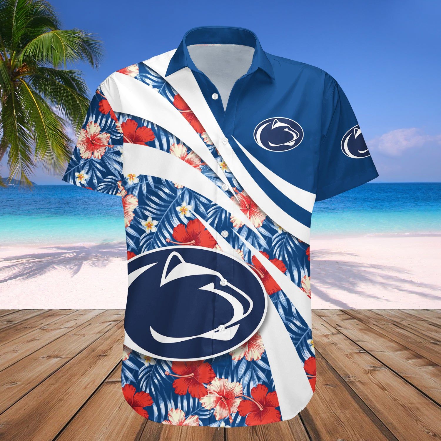 Penn State Nittany Lions Hawaii Shirt Hibiscus Sport Style – NCCA