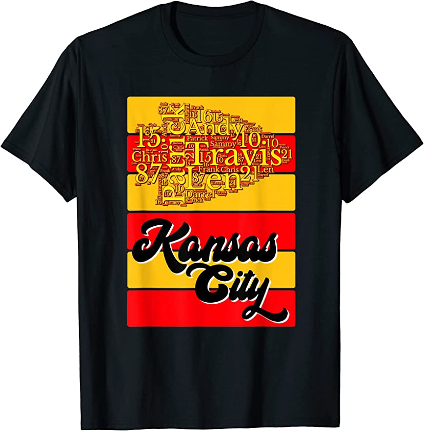 Chief Lover Kansas City Football Retro Vintage Pajamas Top T-Shirt