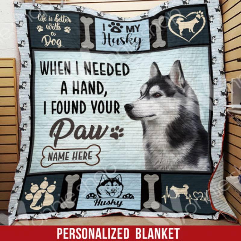 Personalized Husky Blanket OCT3001 85O34