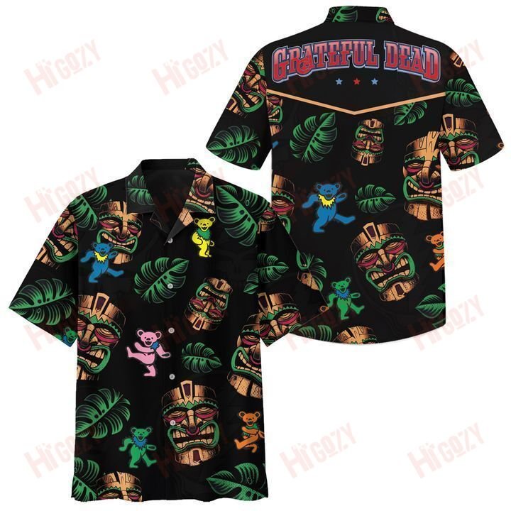 Grateful Dead Bear Hawaii Shirt Ha661