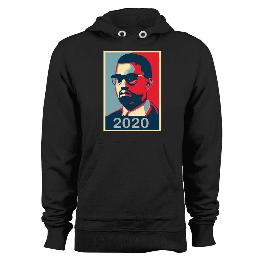 West For President 2020 Kanye West 2020 Presidential Poster Unisex Hoodie