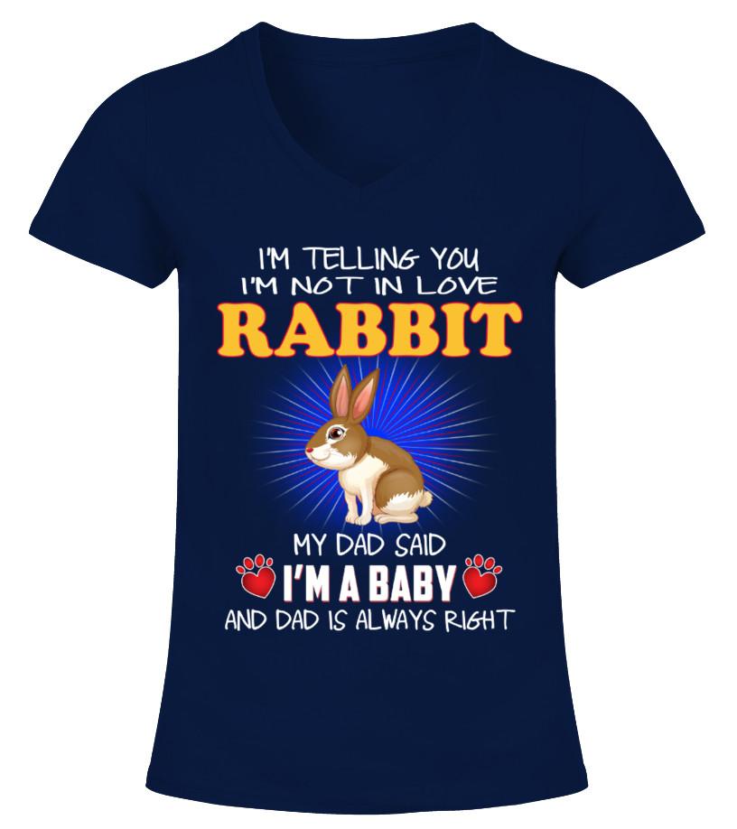 Rabbit Animals Lover T Shirts C-7Zv32