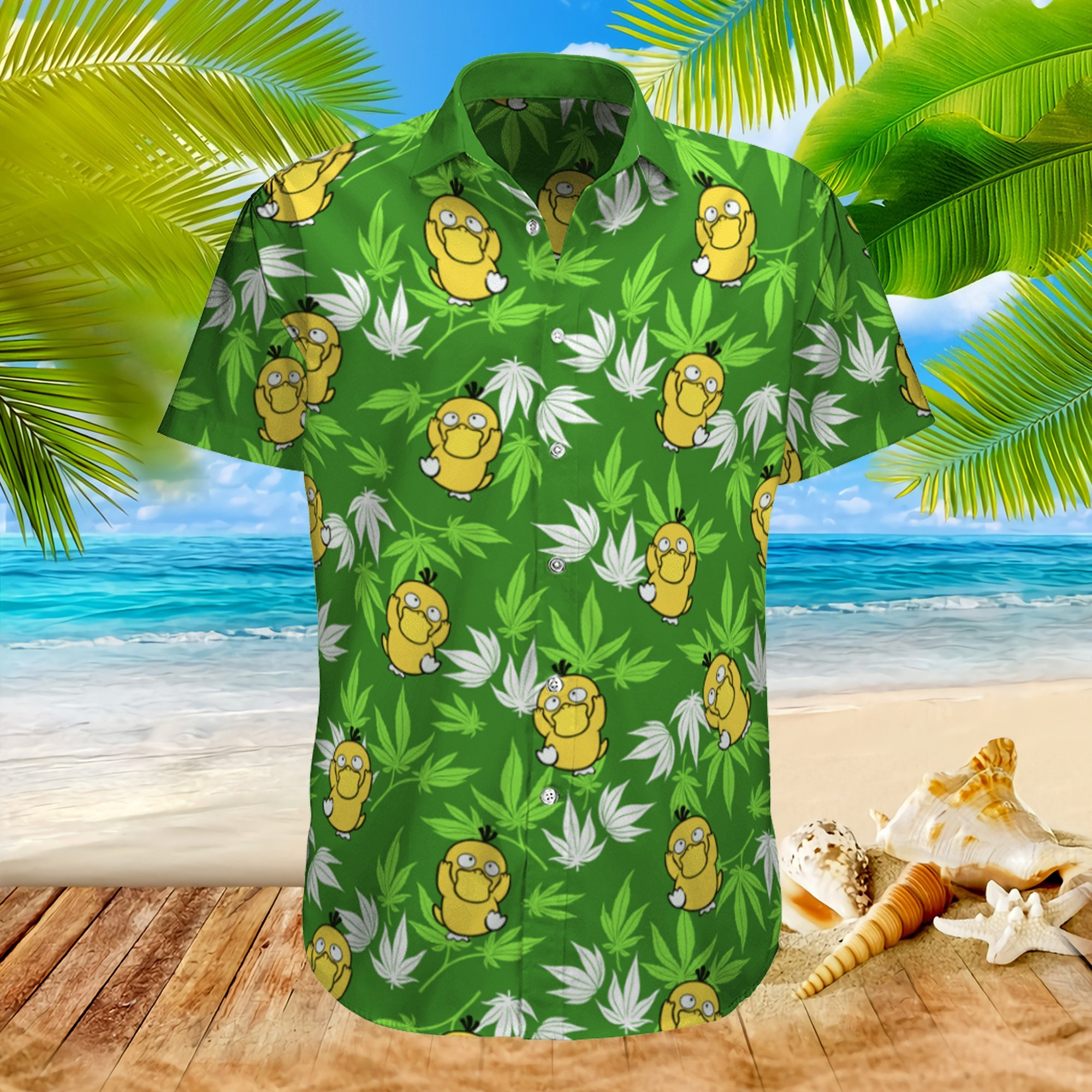 Kd Pkm Hawaiian Shirt Ha30313