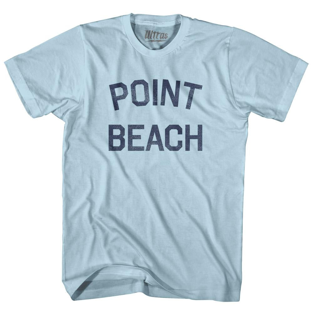 Wisconsin Point Beach Adult Cotton Vintage T-shirt