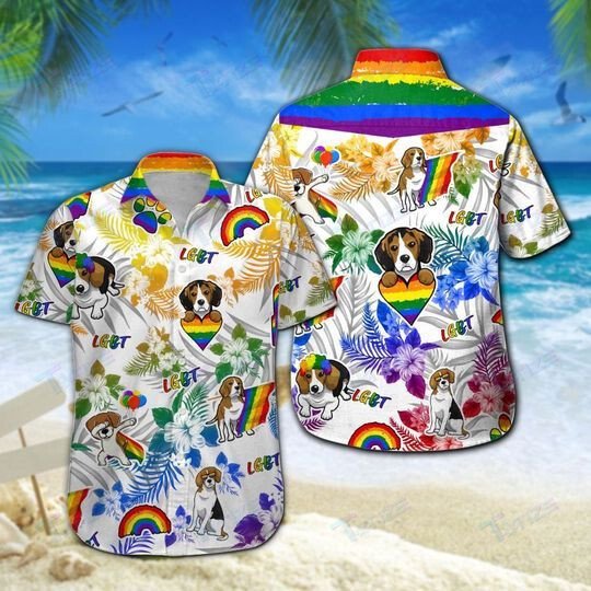 Beagle Lgbt All Over Printed Hawaii Shirt Size S Ha84564