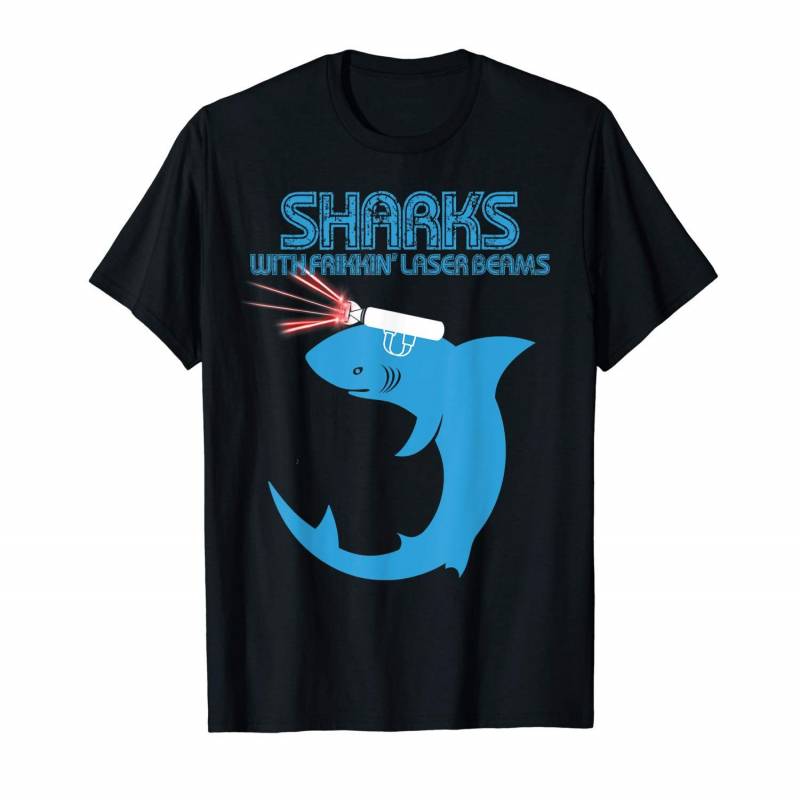 Sharks With Laser Beams Attached To Their Head T-shirt