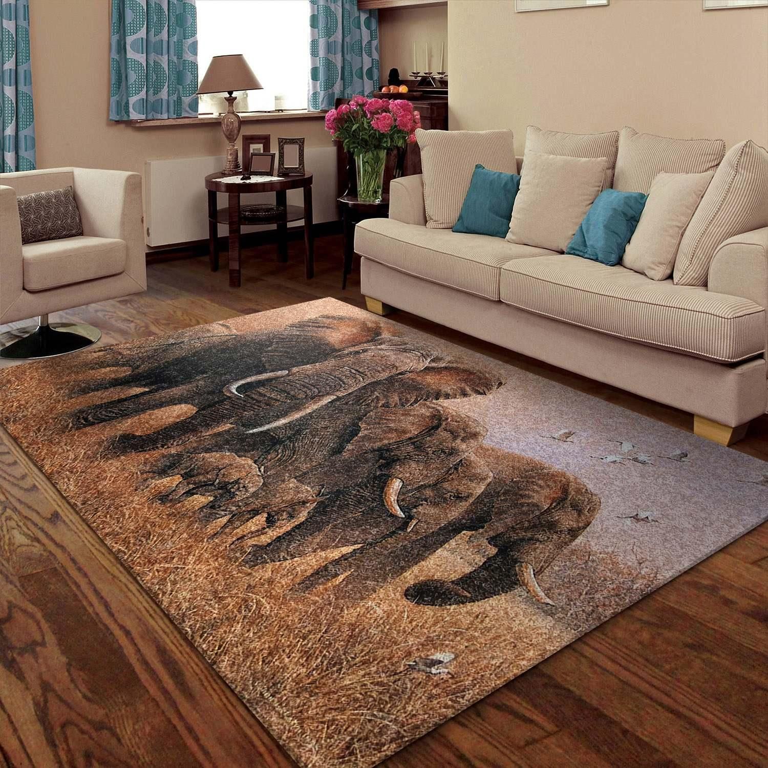 Elephants Tt0710054M Rug