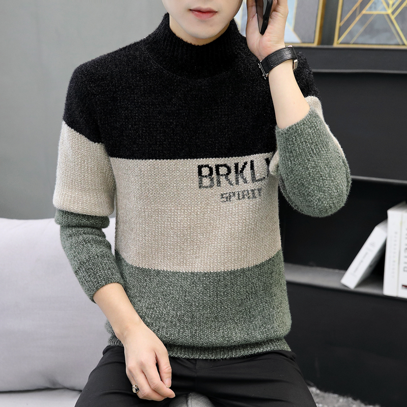 2022 Spring Autumn Vintage Sweaters Oversized Mens Knitted joint Sweater Men Pullover Hip Hop Harajuku Sweater Men alx