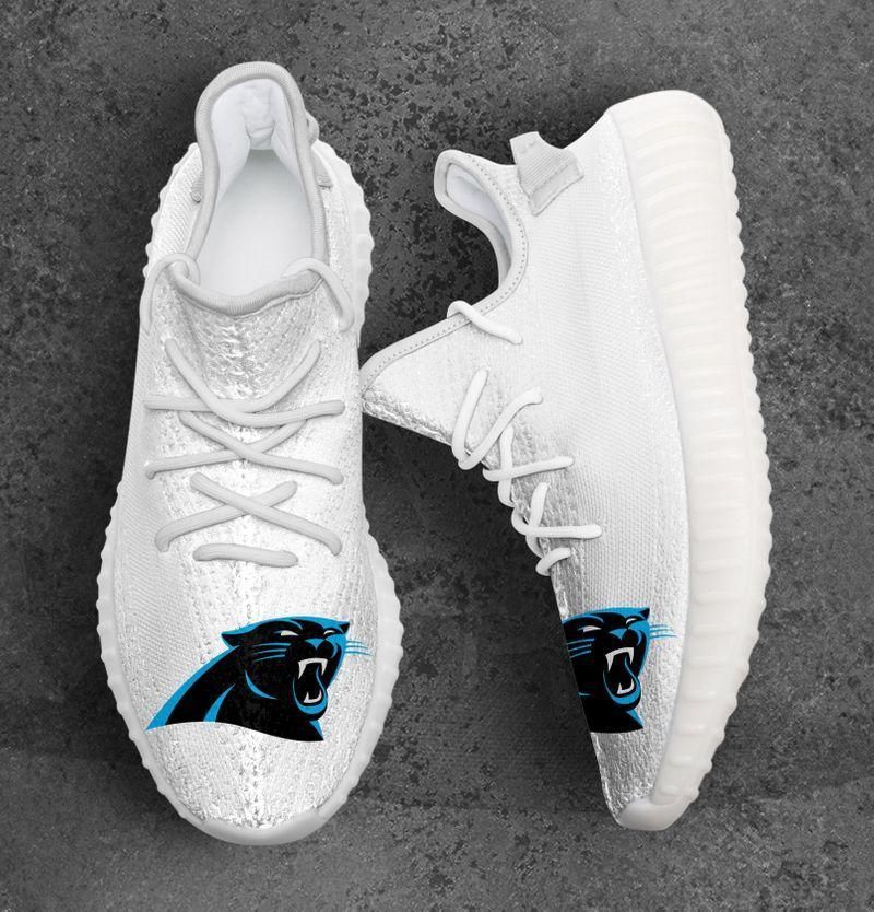 Carolina Panthers Custom Yeezy Sport Teams Yeezy Boost 350 V2 Top Trending Custom Shoes Gift 1