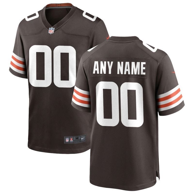 Cleveland Browns NFL 2020 Personalized Custom Brown Jersey Custom Jersey