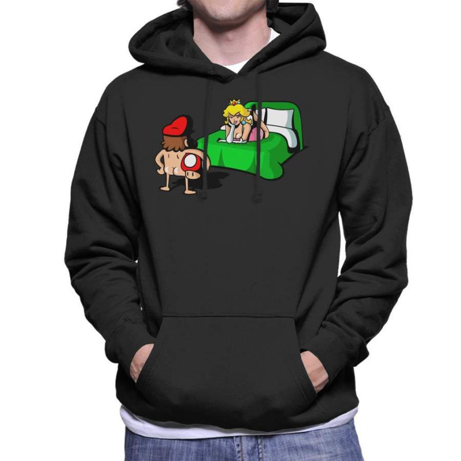Sex On Shrooms Super Mario Men’s Hooded Sweatshirt