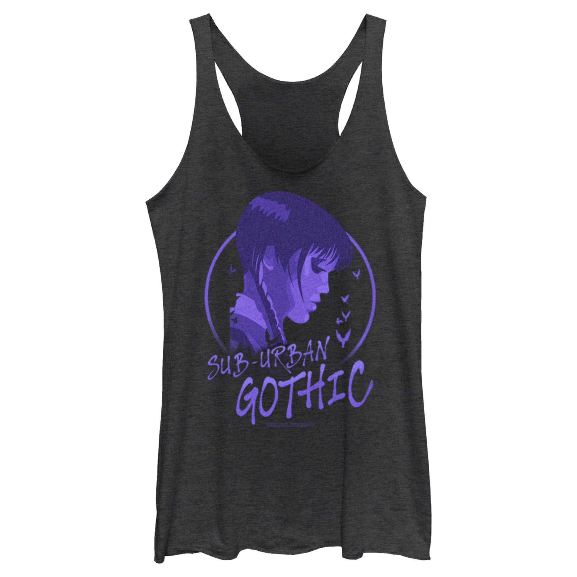 Women’S Wednesday Sub-Urban Gothic Racerback Tank Top