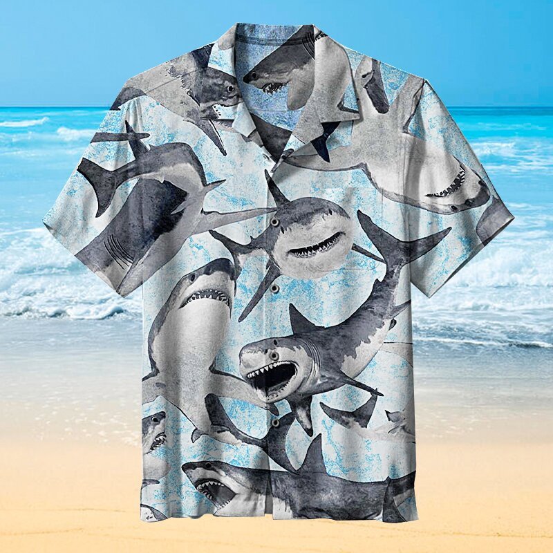 Ocean Lord Shark Hawaii Shirt Unisex Adult Ha9768