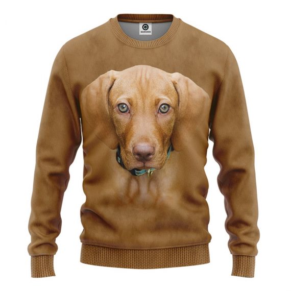 3D Vizsla Dog All Over Print Unisex Sweatshirt For Dog Lovers