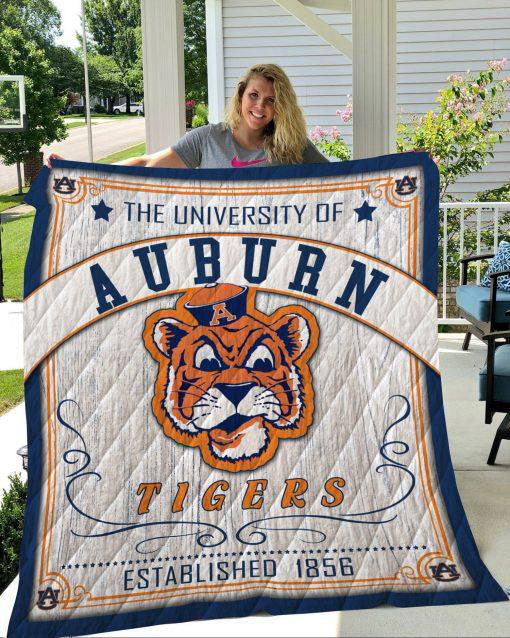 Auburn Tigers Quilt Blanket Lc58