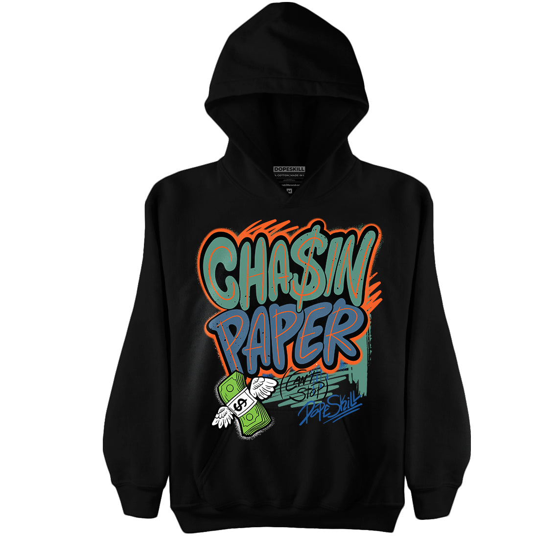 Chasin Paper Unisex Hoodie Match Yz Boost 700 Fade Azure