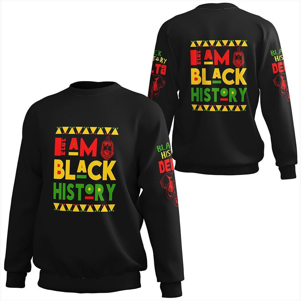 Greek Life Sweatshirt – Black History Delta Sigma Theta Sweatshirt J0