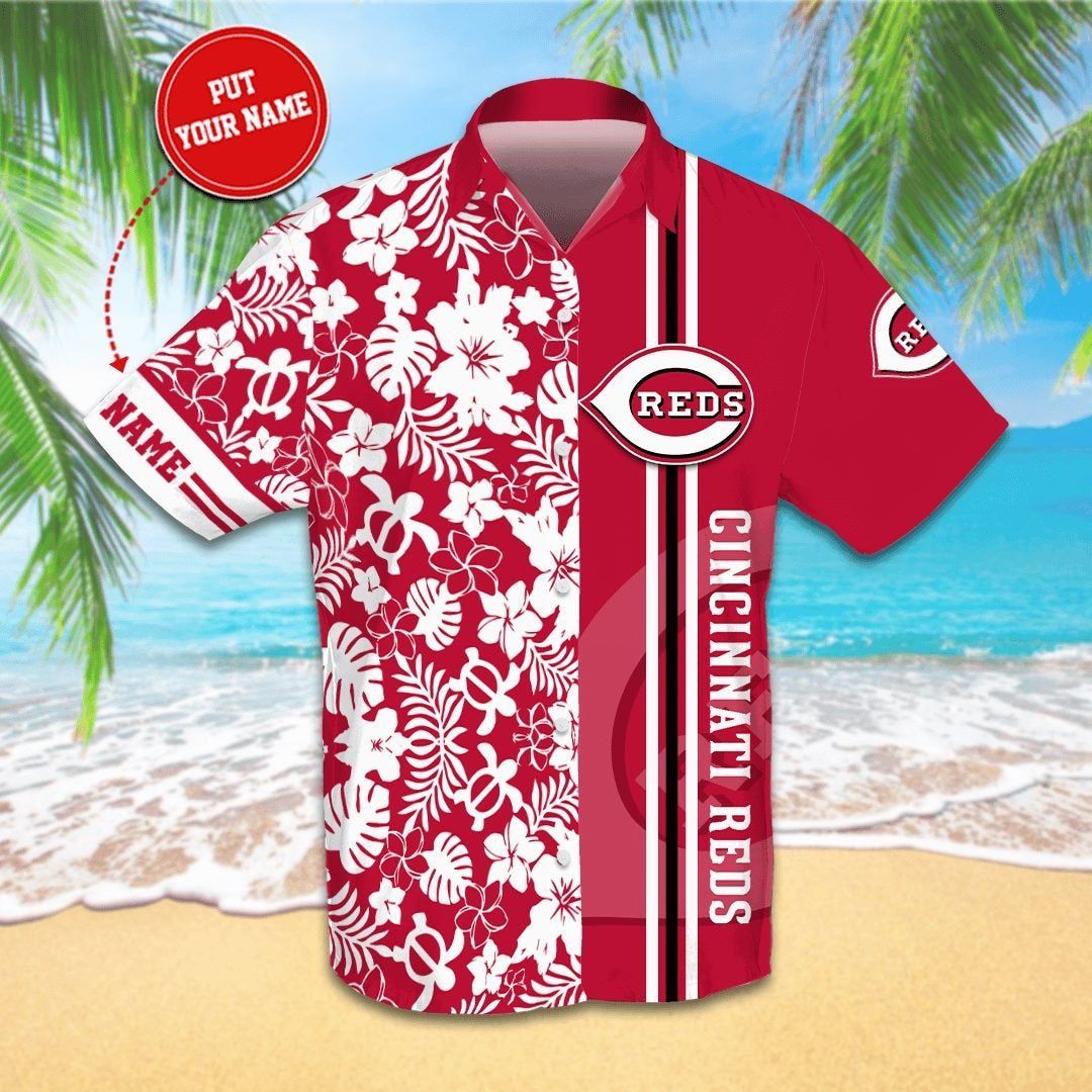 Personalized Cincinnati Reds Hawaii Shirts Short Beach Ha25913