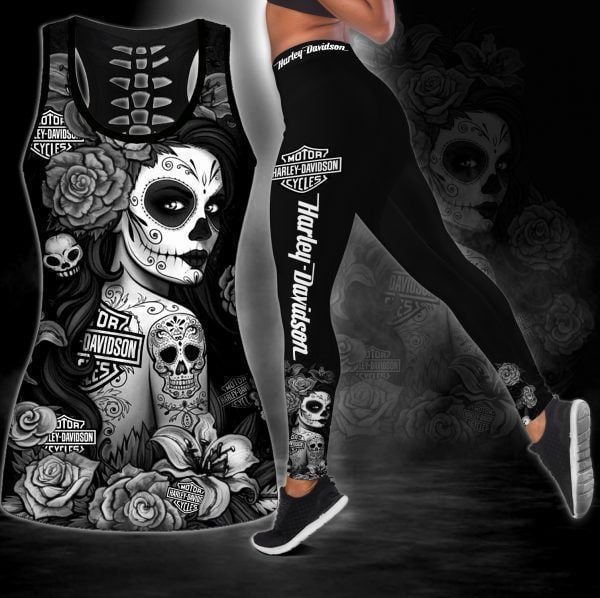Harley Davidson Leggings And Tank Tops Limited 013
