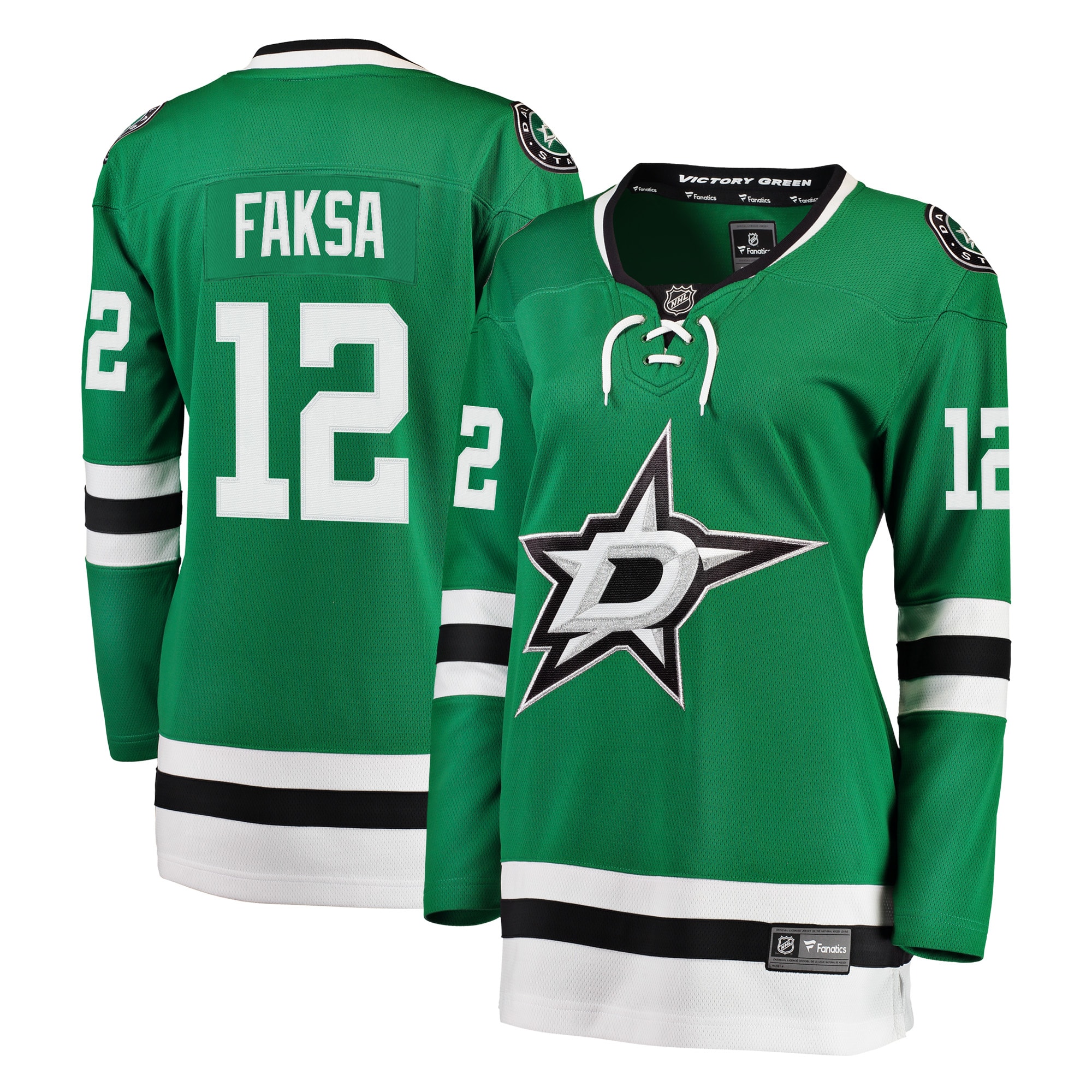 Women's Dallas Stars Radek Faksa Kelly Green Breakaway Player Jersey