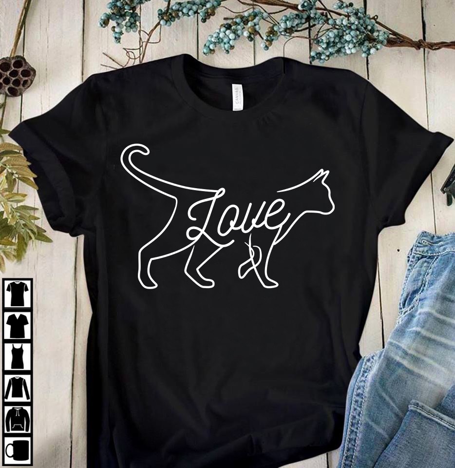 Love Cat Standard Men T-shirt