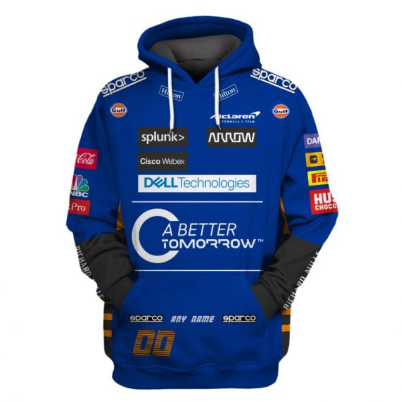 Personalized Racing Gift For Racer Racing Team Mclaren Hoodie Chm