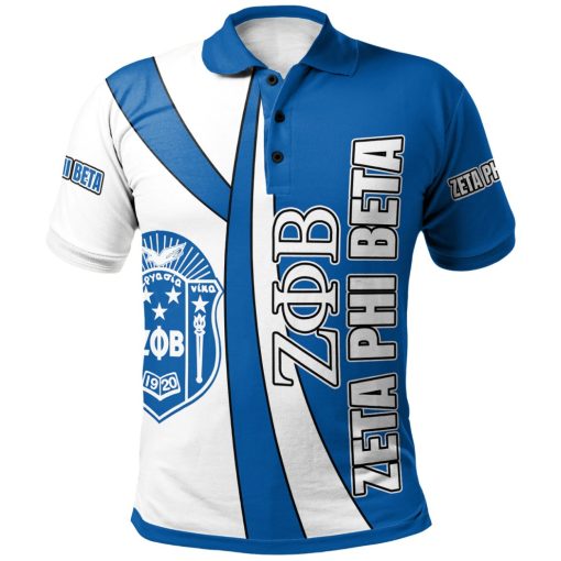 Zeta Phi Beta Sorority Proud To Be 3D Polo Shirt