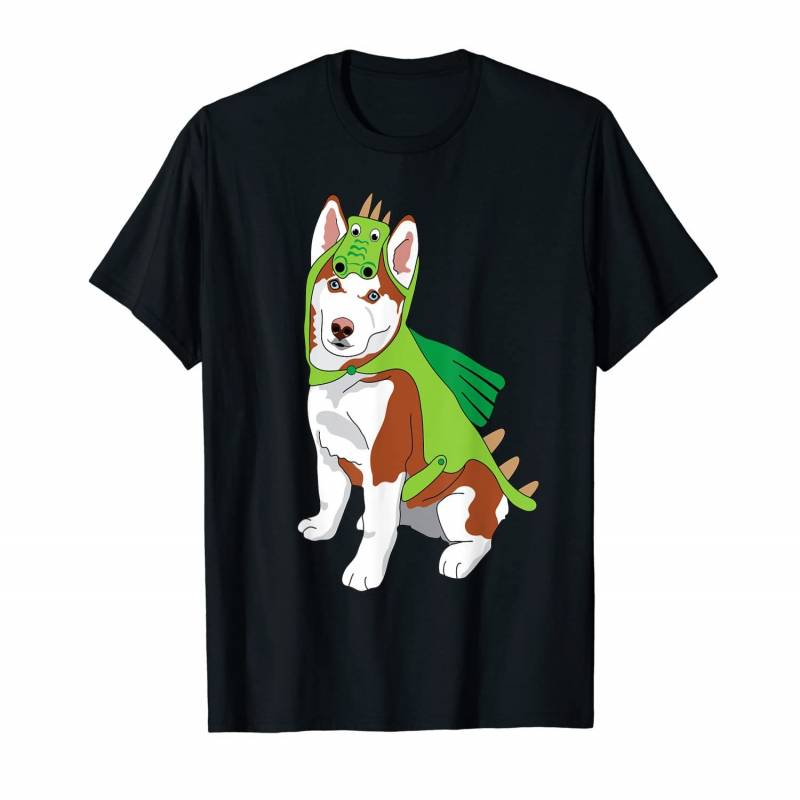 Small Puppy With A Dragon Costume T-shirt