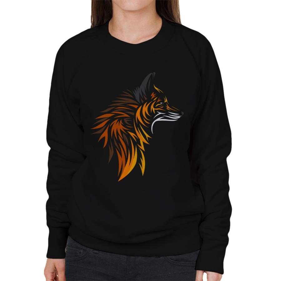 Fox Cutout Print Women’s Sweatshirt