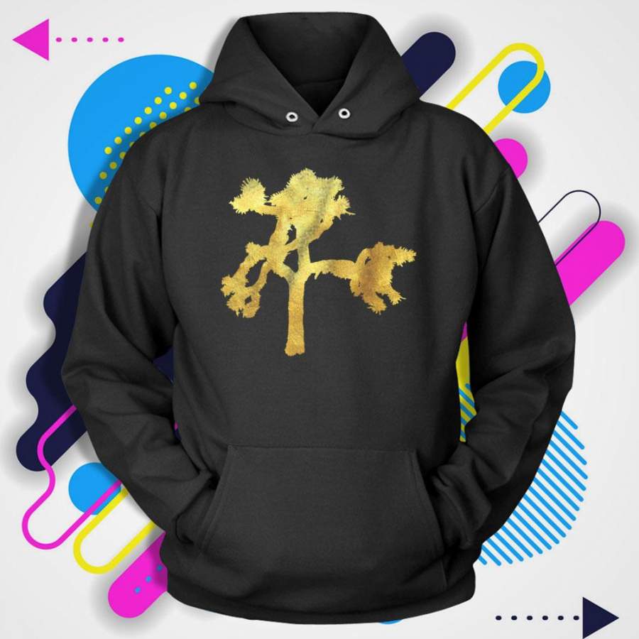 U2 Joshua Tree Logo Gold Men’S Hoodie