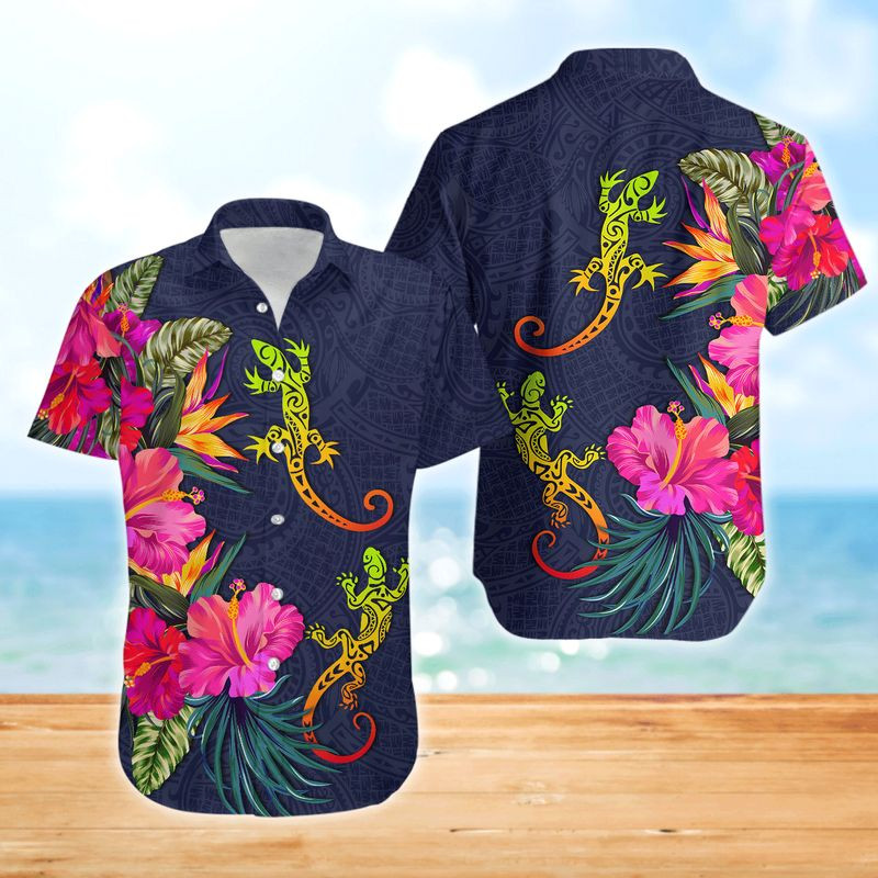 Lizard Hawaii Shirt Unisex Adult Ha19198