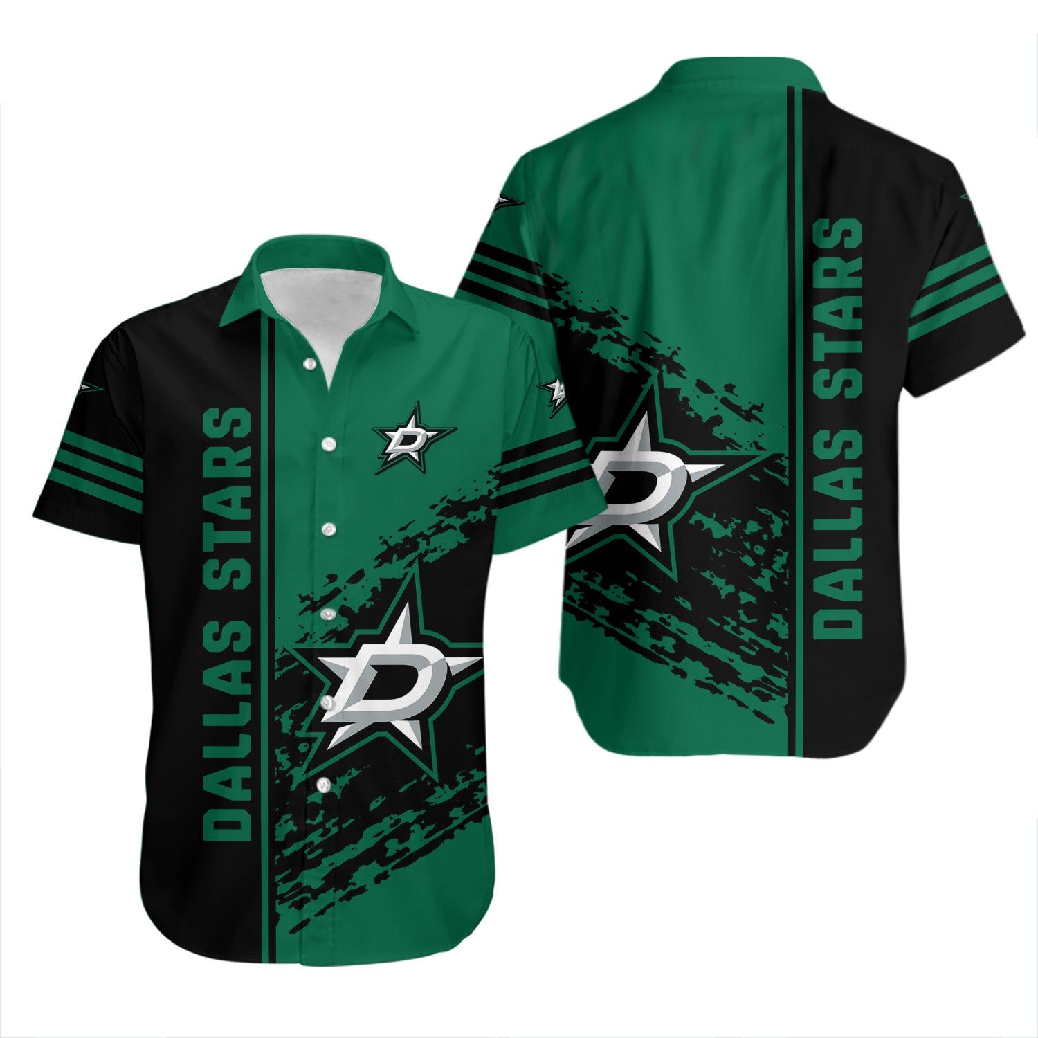 Dallas Stars Hawaiian Shirt Quarter Style – Nhl