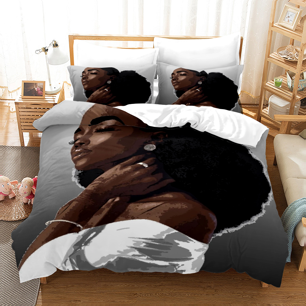 3D African Sexy Wild Digital Print Bedding Set Stylish Down Cover Pillowcase Bedroom Decor Home  Duvet Covers