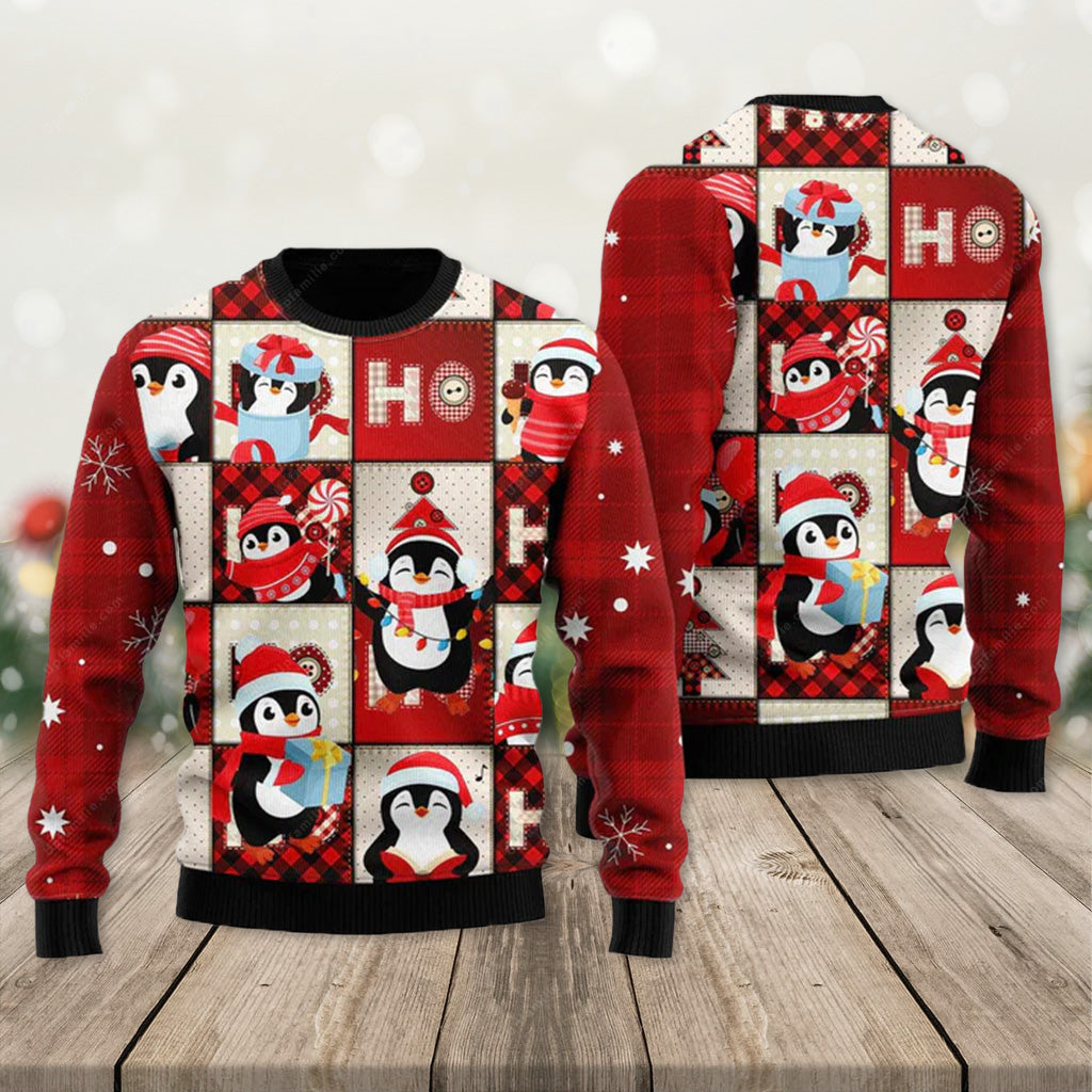 Cute Ugly Christmas Sweater, Penguin Ugly Christmas Sweater 3D, Presents For Christmas