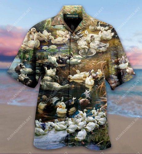 All You Need Is A Duck (Or Two Or Five) Unisex Hawaiian Shirt