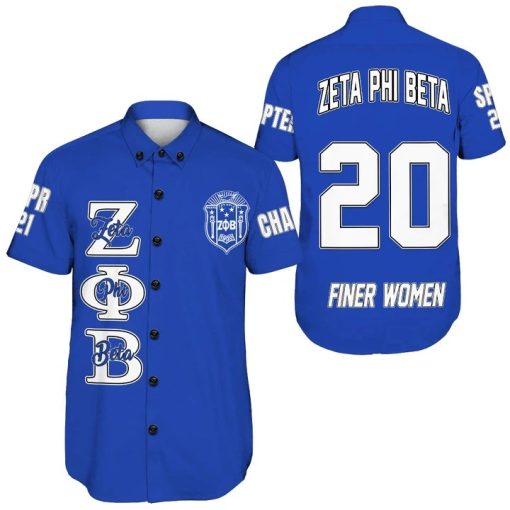 Zeta Phi Beta (Blue) Short Sleeve Shirt