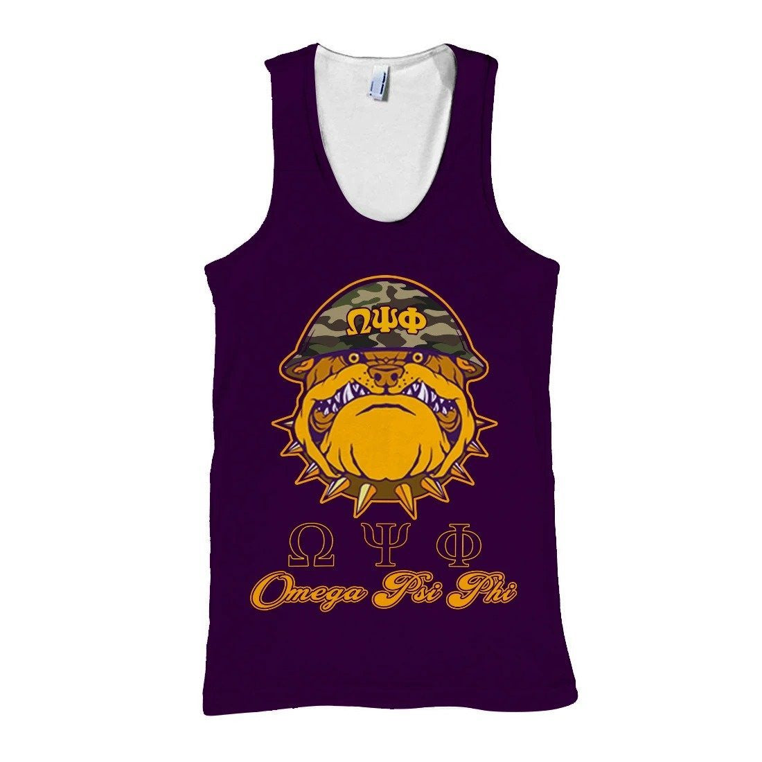 Fraternity Tank Top – Omega Psi Phi Mad Bulldog Tank Top