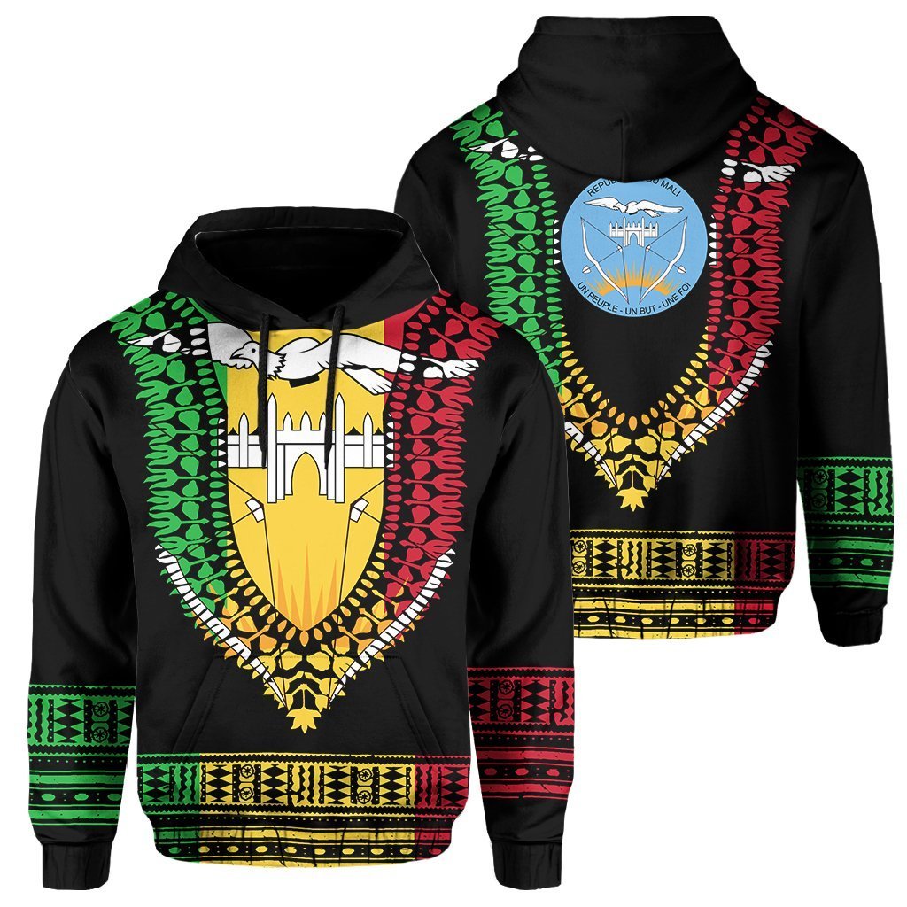 Greek Life Hoodie – Mali Dashiki Style Pullover