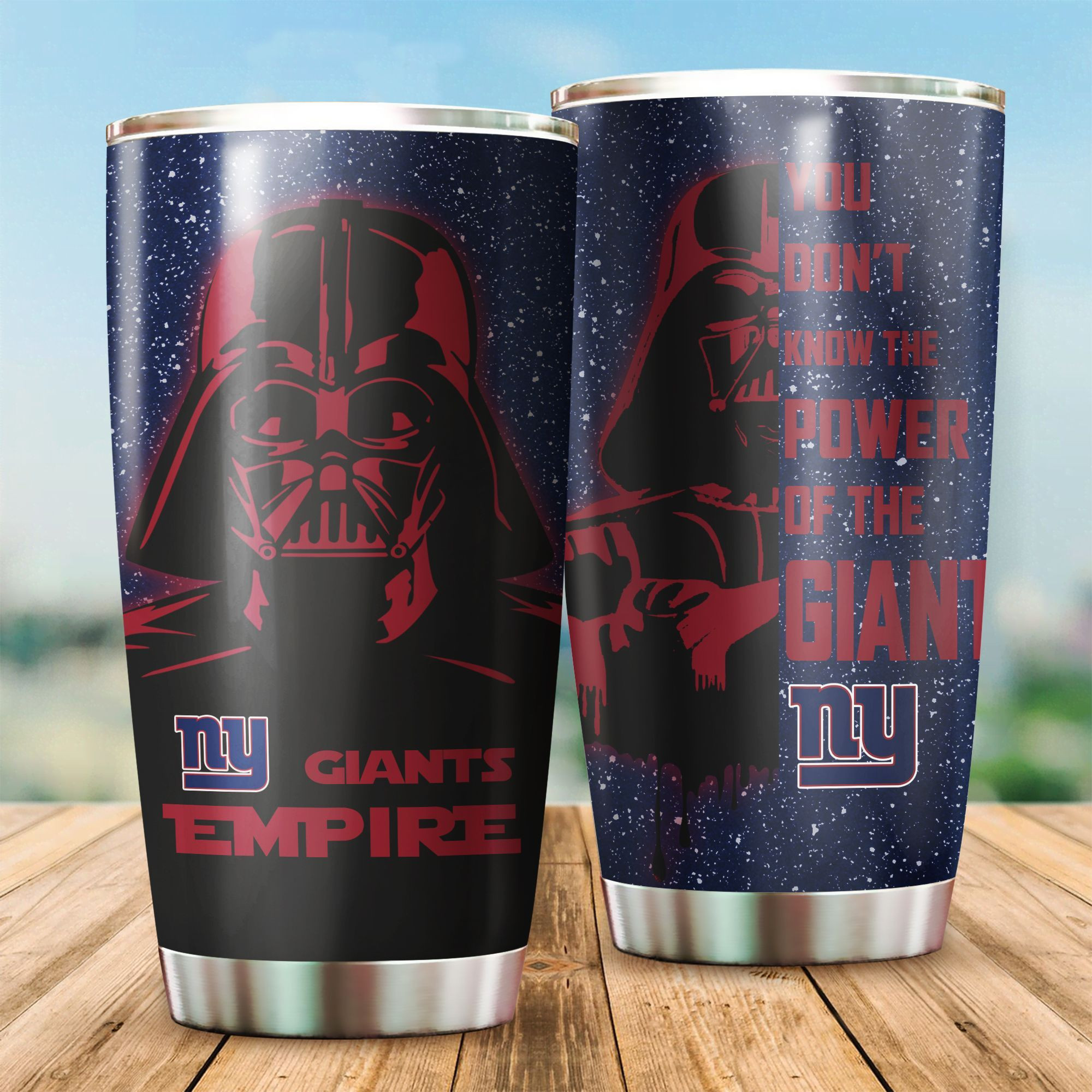 New York Giants Stars Wars All Over Print 3D Tumbler-Tph