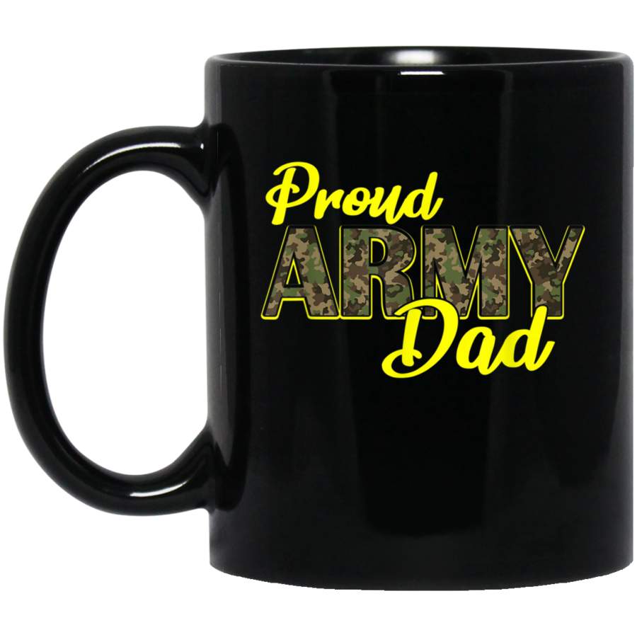 Proud Army Dad Shirt Pride Military Dad T Shirt Veterans Day Christmas Gift Mug