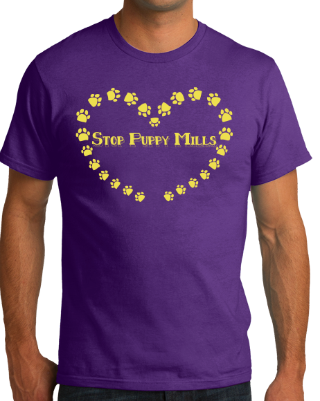 Stop Puppy Mills – Dog Lover Animal Rights Activist Peta T-Shirt