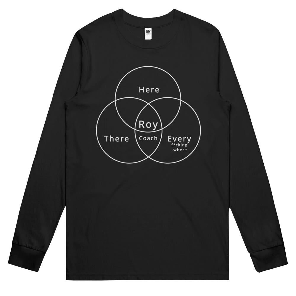 He Is Here, He Is There, He Is Everu-Fkingwhere. Roy Quote Long Sleeve T Shirts