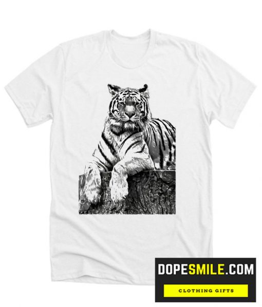 Brushed Tiger Cool Tshirt