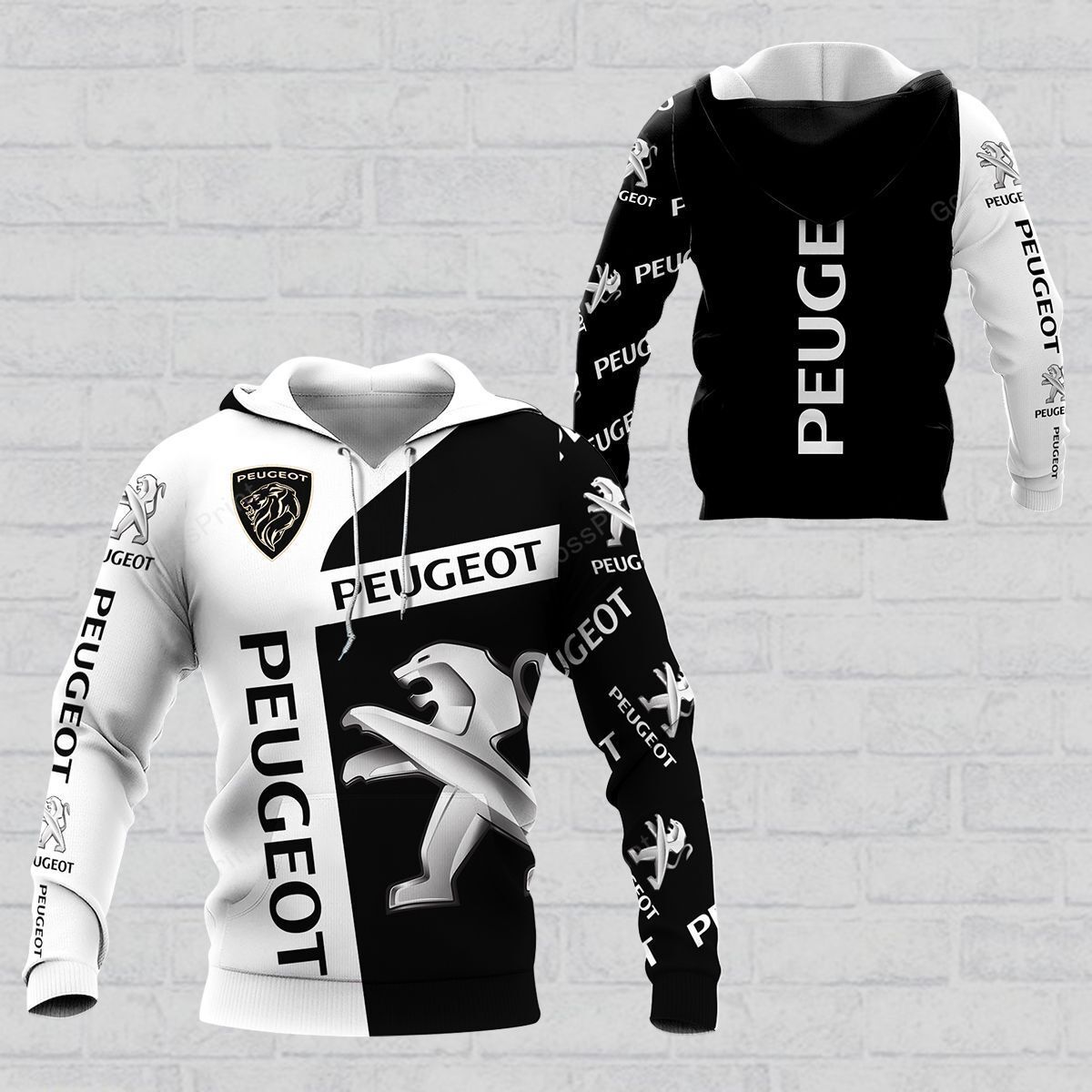 3D All Over Printed Peugeot Shirts Ver 1