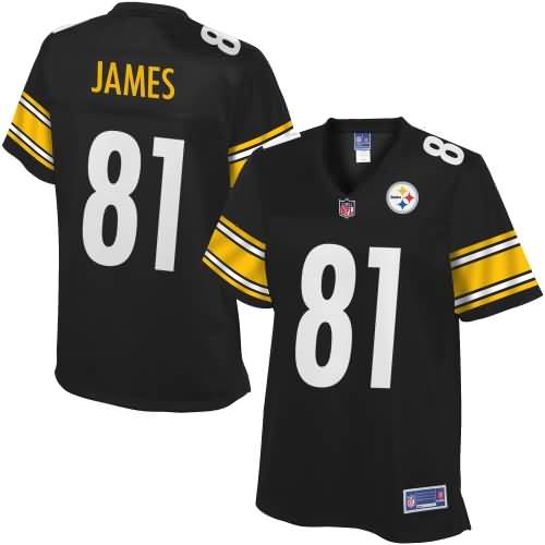 Womens Pittsburgh Steelers Jesse James NFL Pro Line Team Color Jersey