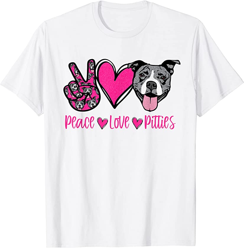 Pit Bull Lives Matter Pittie Puppy Dog Mom Ladies Pitbull T-Shirt