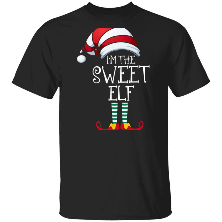 I’m The Sweet Elf Family Matching Christmas Gift Group   T-Shirt