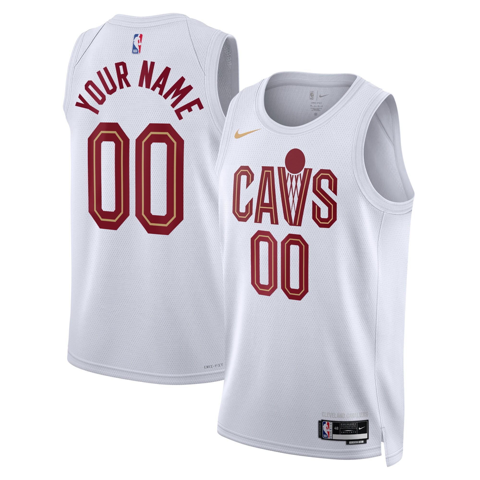 Cleveland Cavaliers Association Swingman Jersey – Custom – Unisex