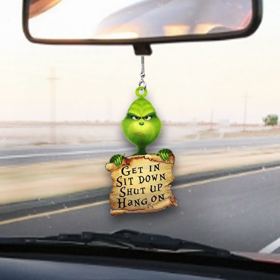 Gift For Grinch Lover Christmas Gifts Grinch Get In Sit Down Car Ornament Hg Xmas Decor Idea Grinch Christmas Decorations