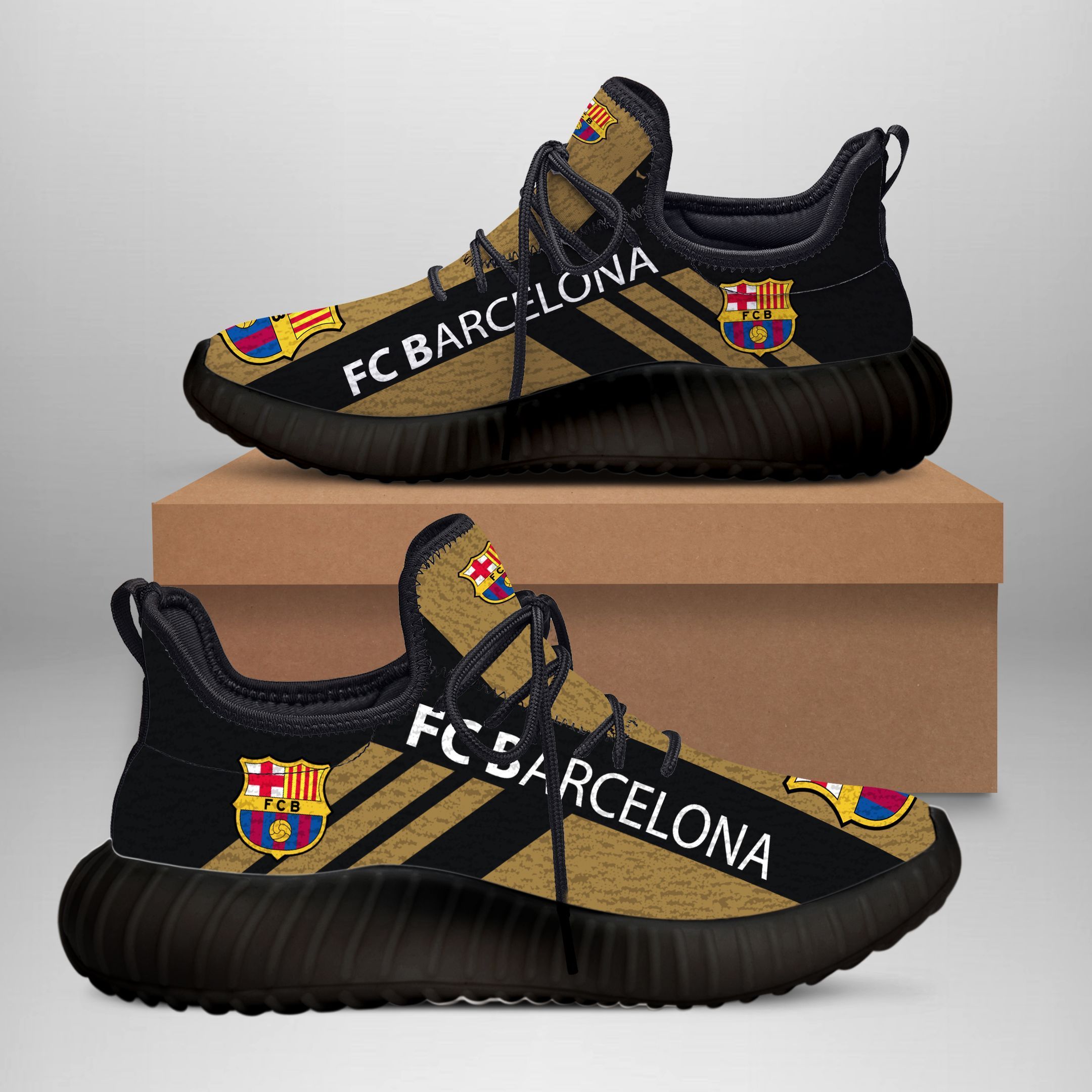 Fc Barcelona Nct-Hl Yz Boost Ver 7 (Brown Yellow)